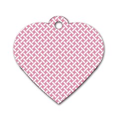 Pattern Dog Tag Heart (One Side)