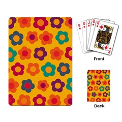 Floral Pattern Playing Card