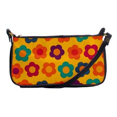 Floral Pattern Shoulder Clutch Bags by Valentinaart