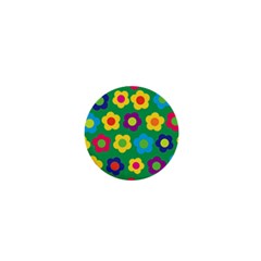 Floral Pattern 1  Mini Buttons by Valentinaart