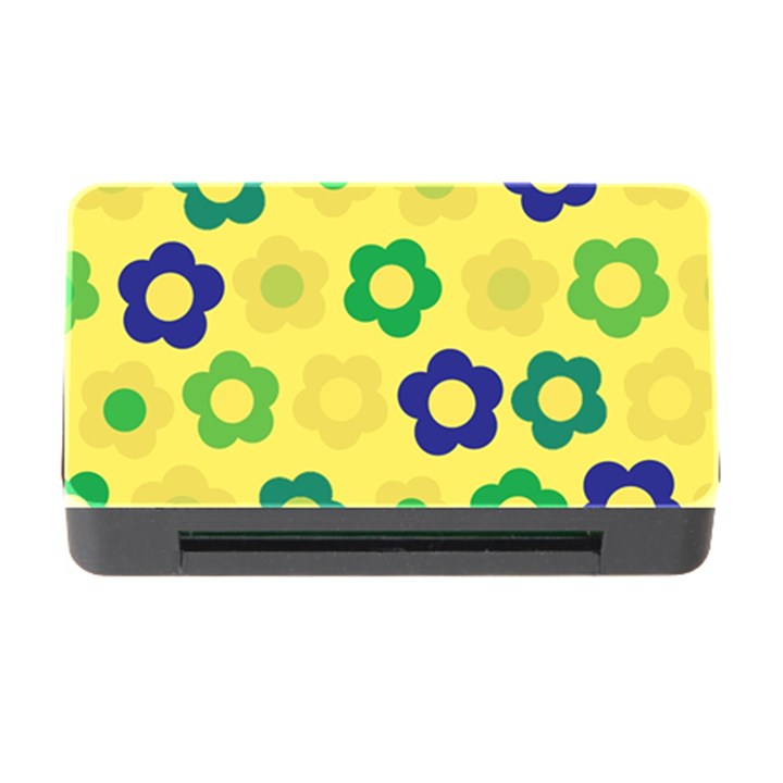 Floral pattern Memory Card Reader with CF