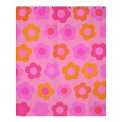 Pink Floral Pattern Shower Curtain 60  X 72  (medium)  by Valentinaart