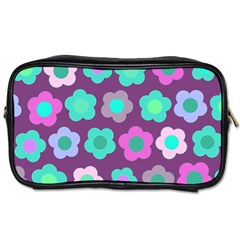 Floral Pattern Toiletries Bags 2-side