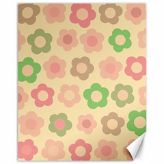 Floral pattern Canvas 11  x 14  