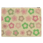 Floral pattern Cosmetic Bag (XXL)  Back