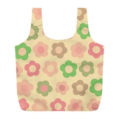 Floral pattern Full Print Recycle Bags (L) 