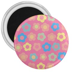Floral Pattern 3  Magnets by Valentinaart