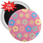 Floral pattern 3  Magnets (100 pack) Front