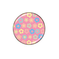 Floral Pattern Hat Clip Ball Marker by Valentinaart