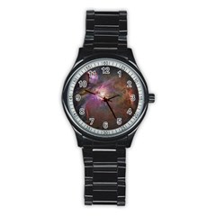 Orion Nebula Stainless Steel Round Watch by SpaceShop