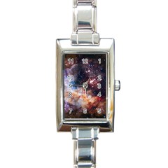 Celestial Fireworks Rectangle Italian Charm Watch