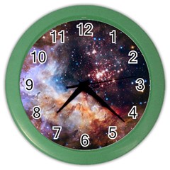 Celestial Fireworks Color Wall Clocks