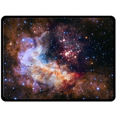 Celestial Fireworks Double Sided Fleece Blanket (Large) 