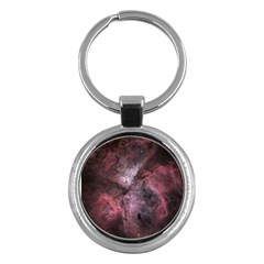 Carina Peach 4553 Key Chains (round)  by SpaceShop