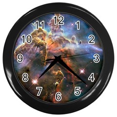 Pillar And Jets Wall Clocks (black) by SpaceShop