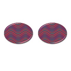 Pattern Cufflinks (oval)