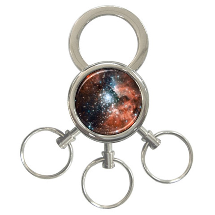 Star Cluster 3-Ring Key Chains