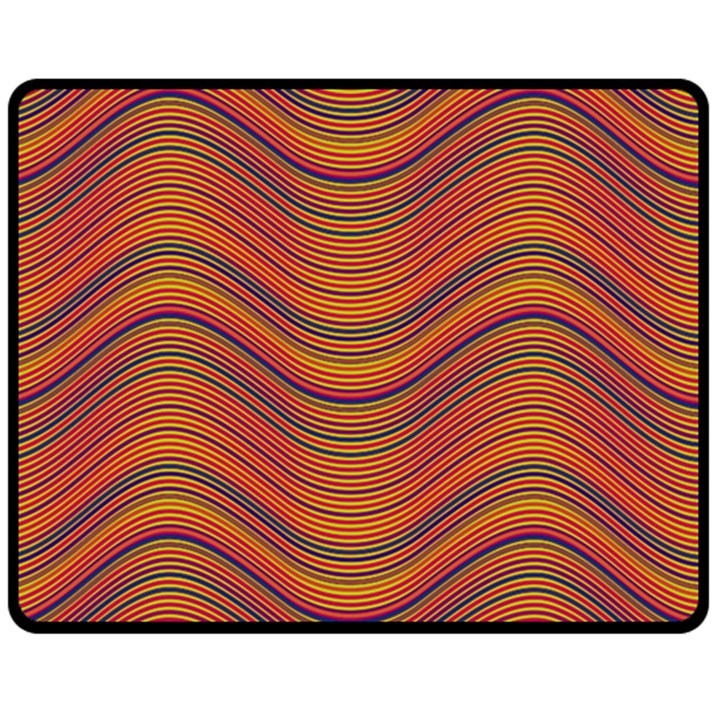 Pattern Double Sided Fleece Blanket (Medium) 