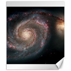 Whirlpool Galaxy And Companion Canvas 20  X 24   by SpaceShop