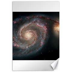 Whirlpool Galaxy And Companion Canvas 20  X 30   by SpaceShop