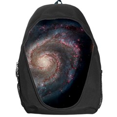 Whirlpool Galaxy And Companion Backpack Bag by SpaceShop