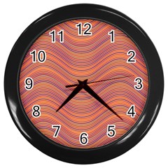 Pattern Wall Clocks (black)