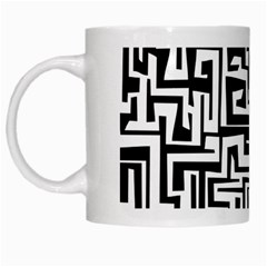 Pattern White Mugs