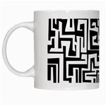 Pattern White Mugs Left