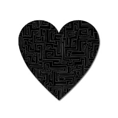 Pattern Heart Magnet