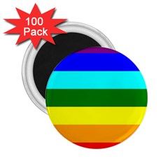 Rainbow 2 25  Magnets (100 Pack) 