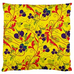 Floral Pattern Standard Flano Cushion Case (two Sides) by Valentinaart