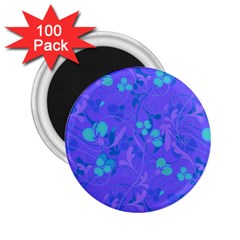 Floral Pattern 2 25  Magnets (100 Pack)  by Valentinaart