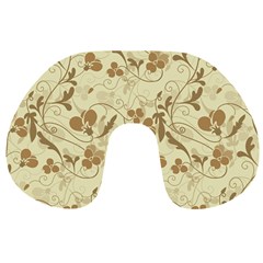 Floral Pattern Travel Neck Pillows by Valentinaart