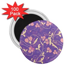 Floral Pattern 2 25  Magnets (100 Pack)  by Valentinaart