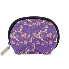 Floral Pattern Accessory Pouches (small)  by Valentinaart