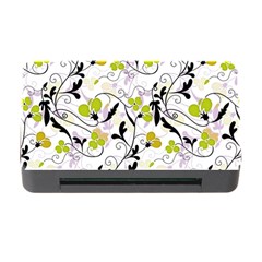 Floral Pattern Memory Card Reader With Cf