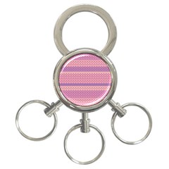 Pattern 3-ring Key Chains by Valentinaart