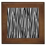 Zebra pattern Framed Tiles Front