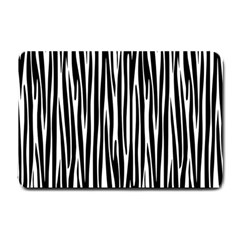 Zebra Pattern Small Doormat  by Valentinaart