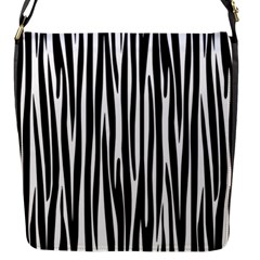 Zebra Pattern Flap Messenger Bag (s)