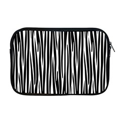 Zebra Pattern Apple Macbook Pro 17  Zipper Case by Valentinaart