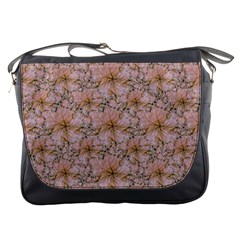 Nature Collage Print Messenger Bags by dflcprints