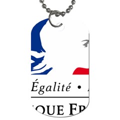 Symbol Of The French Government Dog Tag (one Side) by abbeyz71