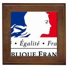 Symbol Of The French Government Framed Tiles by abbeyz71