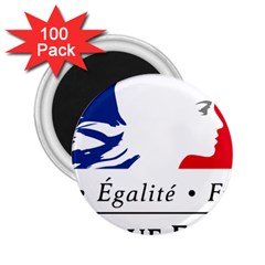 Symbol Of The French Government 2 25  Magnets (100 Pack)  by abbeyz71