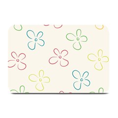 Flower Background Nature Floral Plate Mats