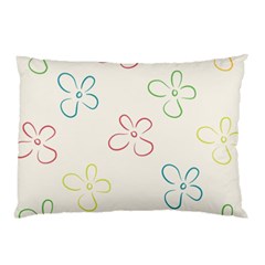 Flower Background Nature Floral Pillow Case (two Sides) by Simbadda