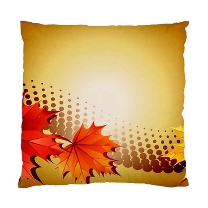 Background Leaves Dry Leaf Nature Standard Cushion Case (Two Sides)