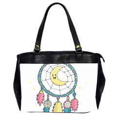 Cute Hand Drawn Dreamcatcher Illustration Office Handbags (2 Sides) 