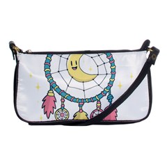 Cute Hand Drawn Dreamcatcher Illustration Shoulder Clutch Bags by TastefulDesigns